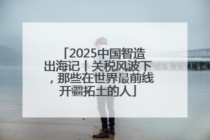 2025中国智造出海记丨关税风波下，那些在世界最前线开疆拓土的人